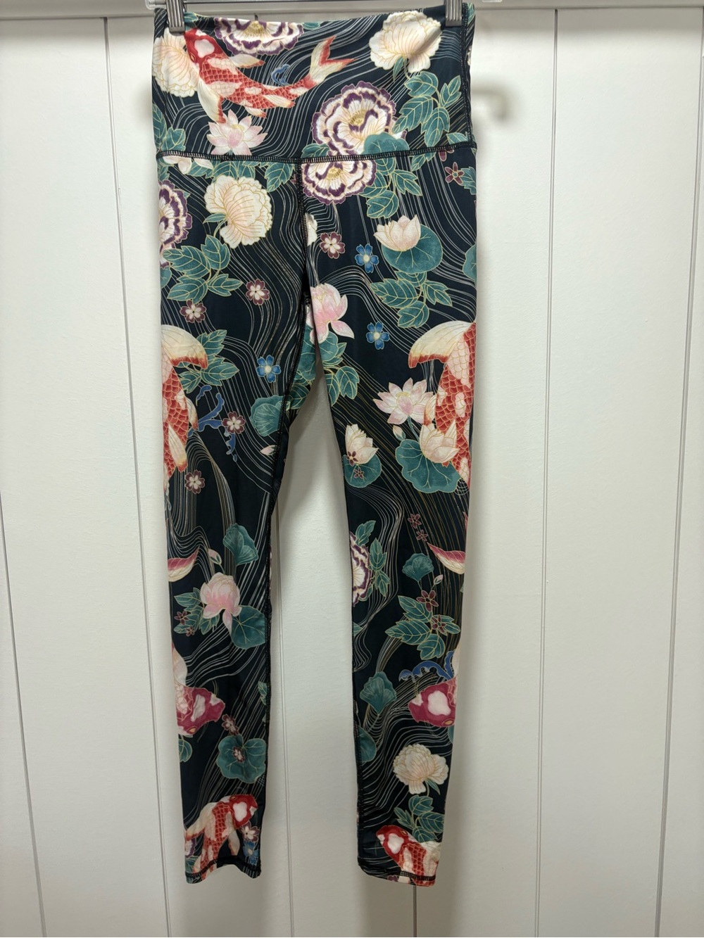 Yoga Democracy Warrior Leggings Size Small Clever Koi High Rise Yoga Pants